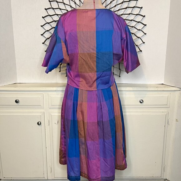 Vintage 2 Piece Dress Saved By The Bell Crop Top Ms. Paquette Ca. 80s/90s s/Med - Picture 11 of 16
